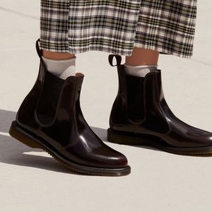 Dr Martens Flora in cherry